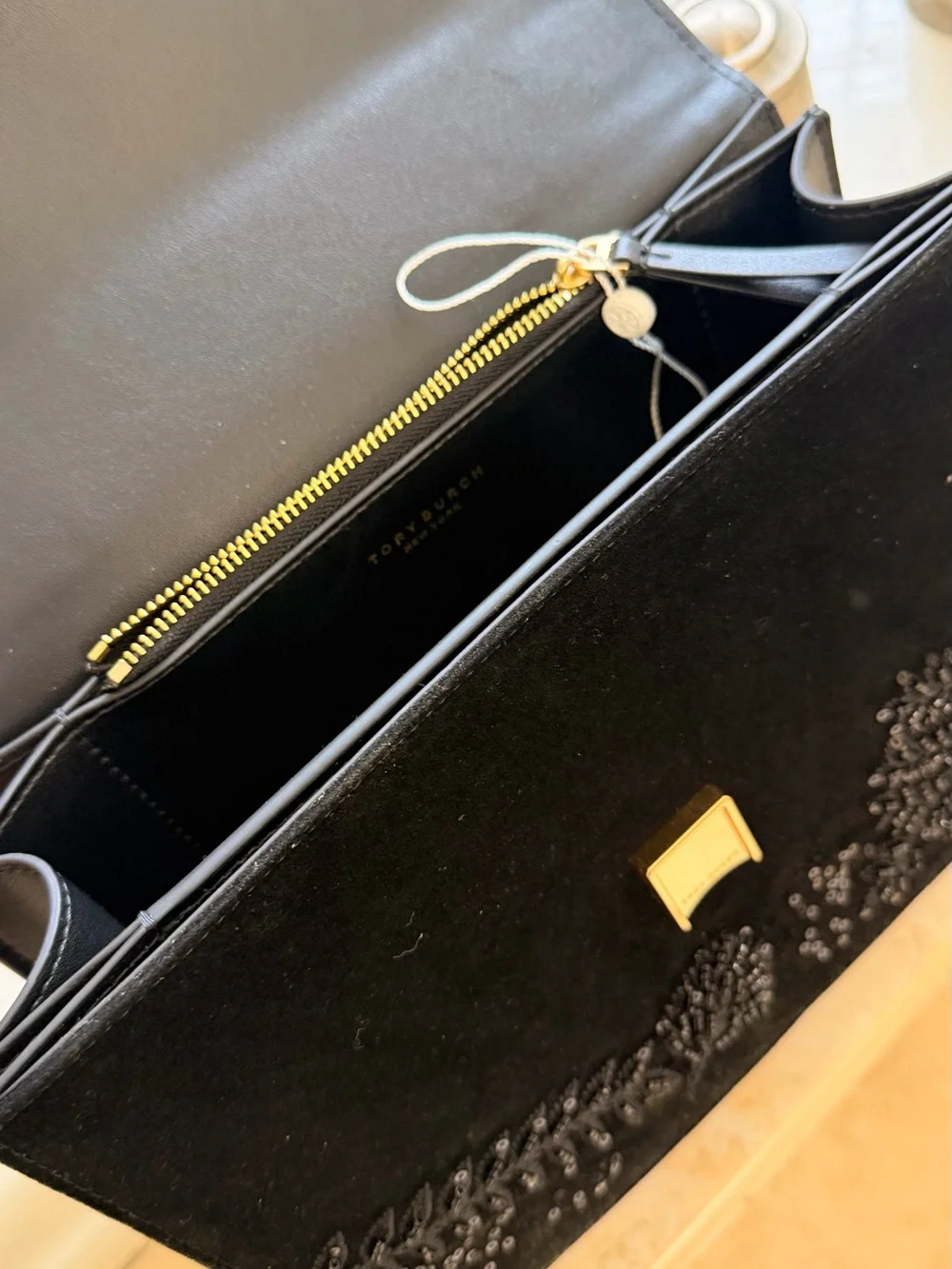 Tory Burch prominent flap